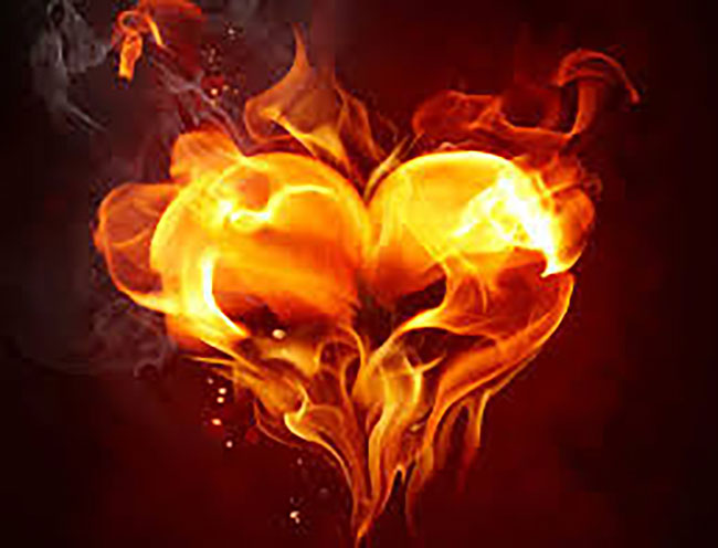 Passionate Heart of Fire